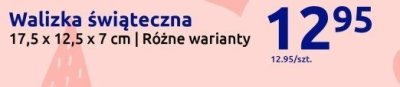 Walizka świąteczna różne warianty promocja w Action