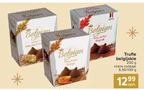 Trufle orzechowe The belgian promocja