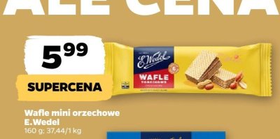 Wafle mini orzechowe E.Wedel promocja w Netto