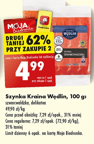 Szynka delikatna Kraina wędlin promocja