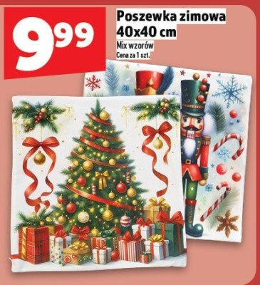 Poszewka zimowa 40x40 cm promocja w TOPAZ
