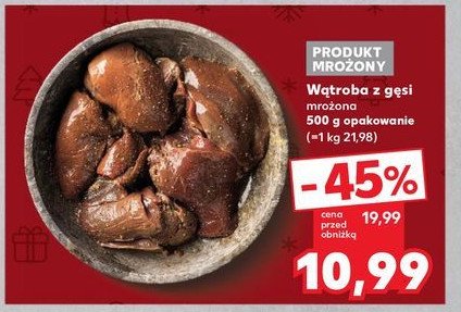 Wątróbka z gęsi promocja w Kaufland