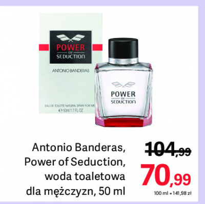 Woda toaletowa Antonio banderas power of seduction promocja w Auchan