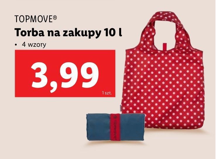 Torba na zakupy 10 l Topmove promocja