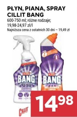 Płyn, piana, spray Cillit Bang promocja w Stokrotka