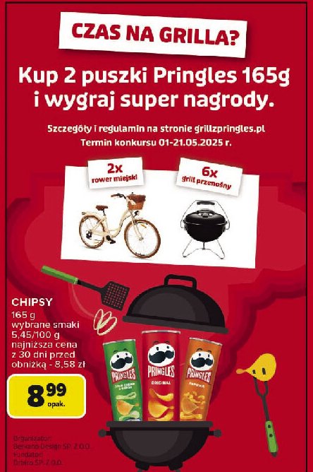Chipsy śmietana-cebula Pringles promocja w Carrefour Market