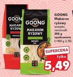 Makaron ryżowy wstążki Goong promocja w Kaufland