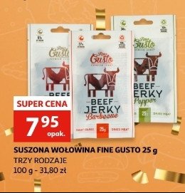 Suszona wołowina barbecue Fine gusto promocja