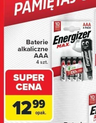 Baterie alkaliczne aa promocja w Carrefour
