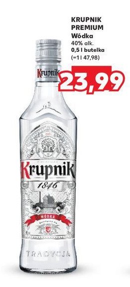 W贸dka Krupnik premium promocja