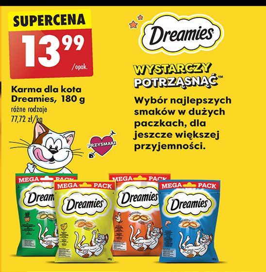 Przysmak dla kota z kurczakiem Dreamies promocja