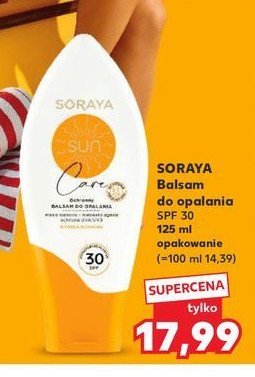 Balsam do opalania spf30 Soraya sun care promocja