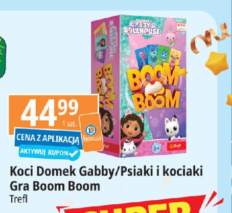 Gra boom boom koci domek gabi Trefl promocja