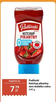 Ketchup pikantny zero dodatku cukru promocja w Biedronka
