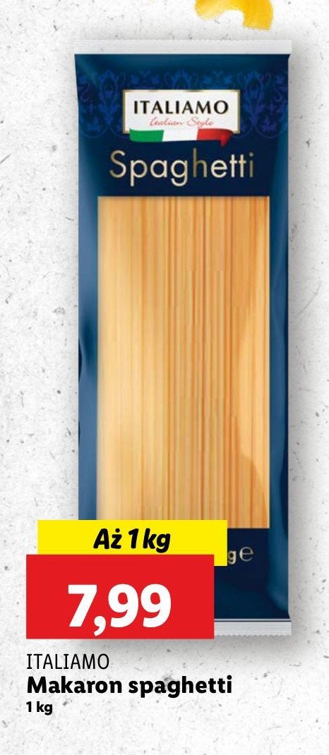 Makaron spaghetti Italiamo promocja