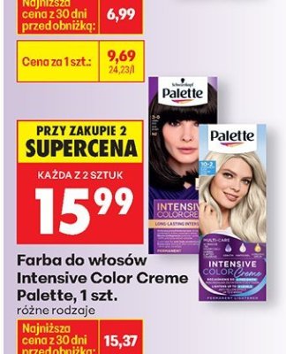 Farba do włosów Intensive Color Creme, różne rodzaje promocja w Biedronka