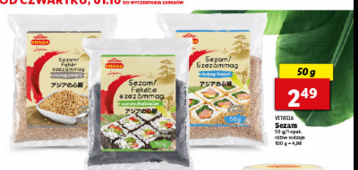 Sezam naturalny Vitasia japan promocja