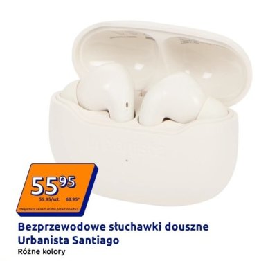 Bezprzewodowe słuchawki douszne Urbanista Santiago promocja w Action