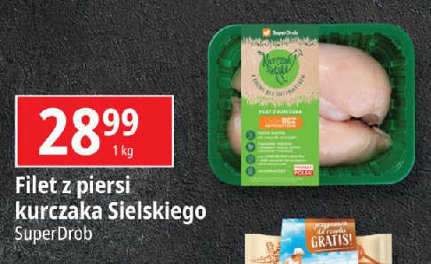 Filet z kurczaka sielskiego Superdrob promocja w Leclerc