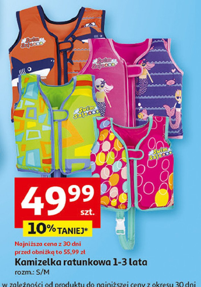 Kamizelka ratunkowa 1-3 lat promocja w Auchan