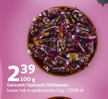 Galaretki w czekoladzie halloween Odra opolanki promocja w Auchan