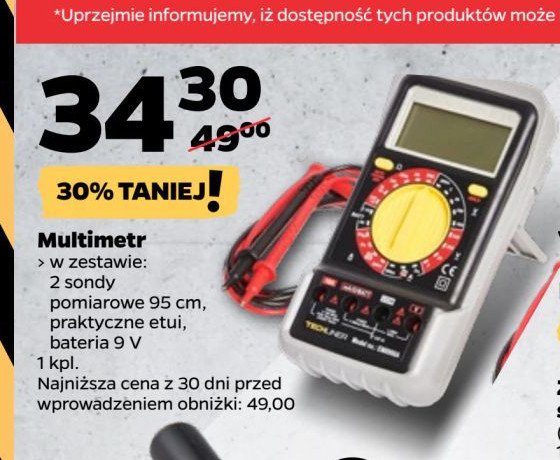 Multimetr Techliner promocja w Netto