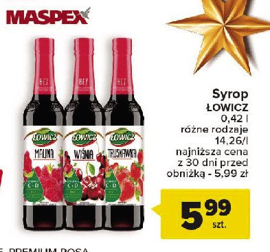 Syrop wiśniowy Łowicz promocja