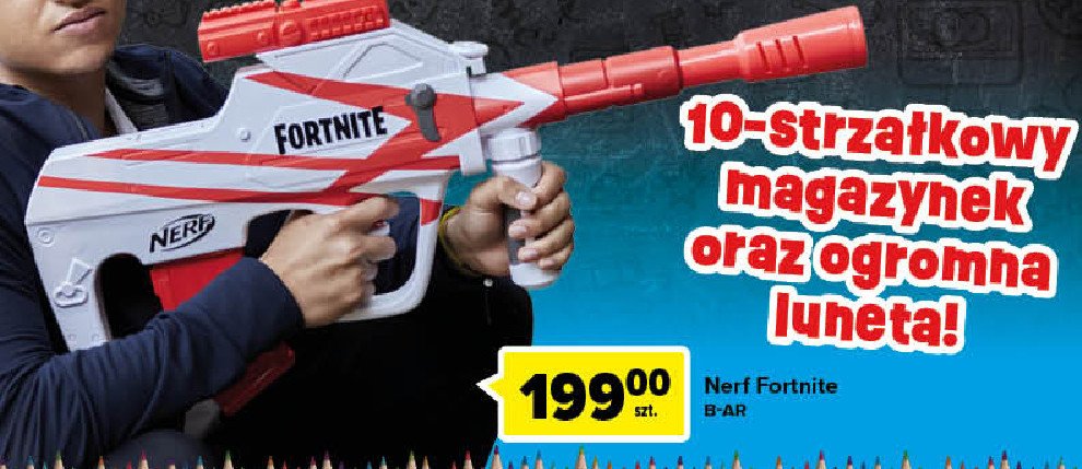 Nerf b-ar Fortnite promocja