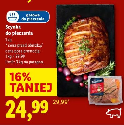 Szynka do pieczenia promocja w Lidl