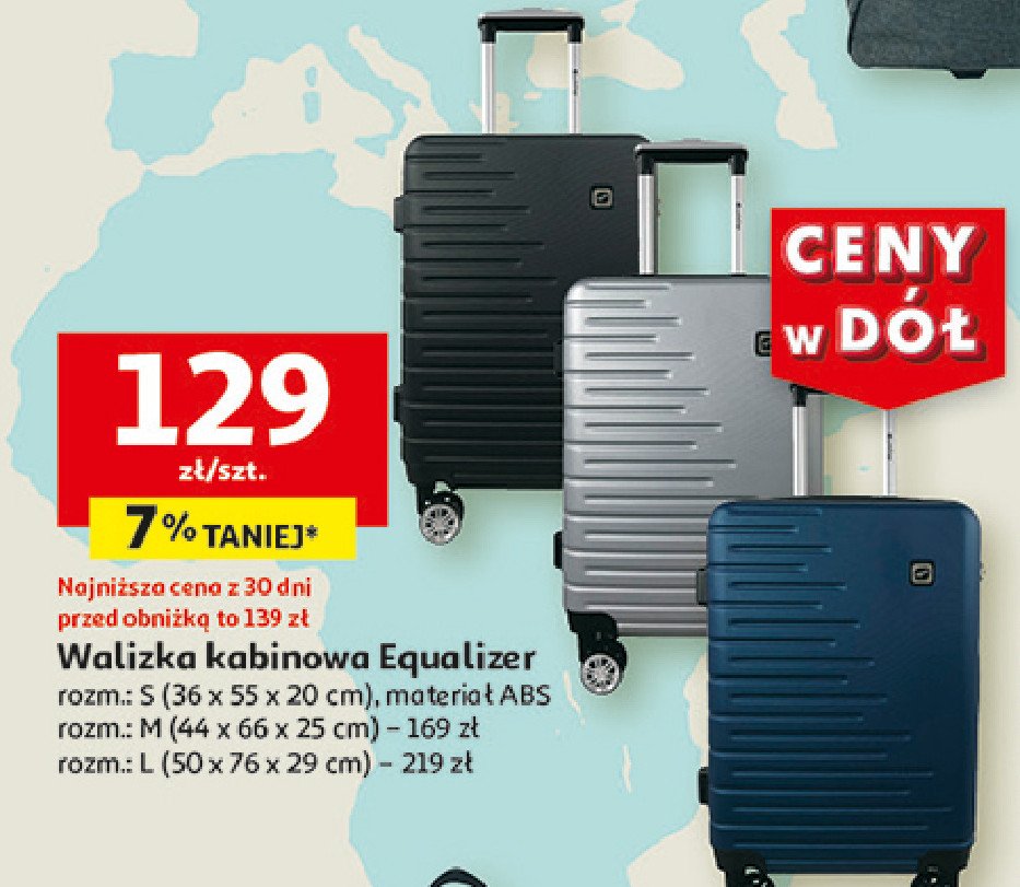 Walizka kabinowa equalizer rozm. m Airport promocja