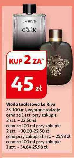 Woda toaletowa La rive black creek promocja