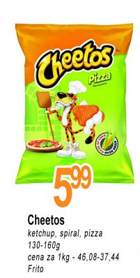 Chrupki pizzerini Cheetos Frito lay cheetos promocja