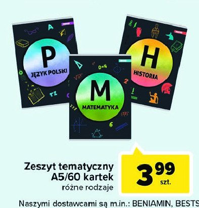 Zeszyt przedmiotowy a5 60 kartek kratka język polski Top-2000 promocje