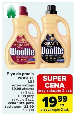 Płyn do prania WOOLITE Mix Colors promocja w Carrefour Market