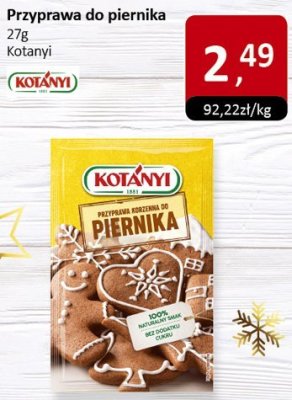 Przyprawa do piernika Kotányi promocja w Market Point