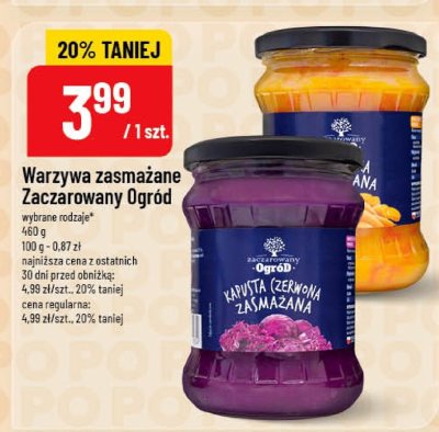 Warzywa zasmażane, wybrane rodzaje promocja w POLOmarket