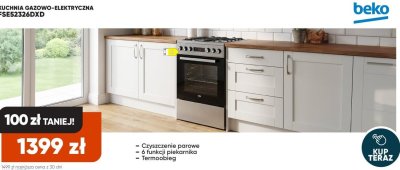 Kuchnia gazowo-elektryczna FSE52326DXD promocja w Max Elektro