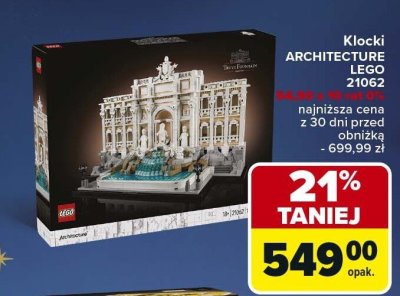 Klocki LEGO ARCHITECTURE LEGO 21062 promocja w Carrefour