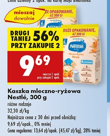 Kaszka mleczno-ryzowa morela Nestle kaszka promocja