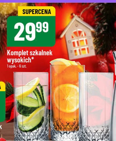 Szklanki wysokie promocja