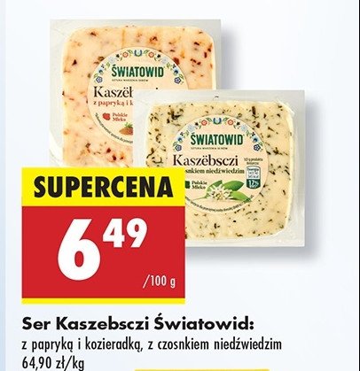 Ser kaszebsczi z papryką i kozieradką Światowid promocja