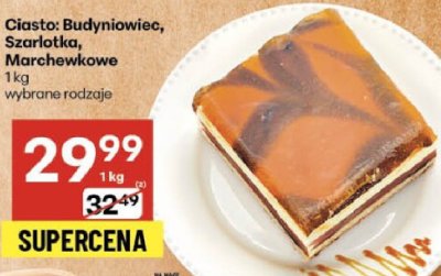 Ciasto Budyniowiec 1kg promocja w Delikatesy Centrum
