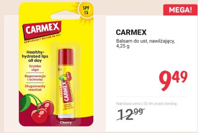Balsam do ust nawilżający Cherry promocja w Rossmann