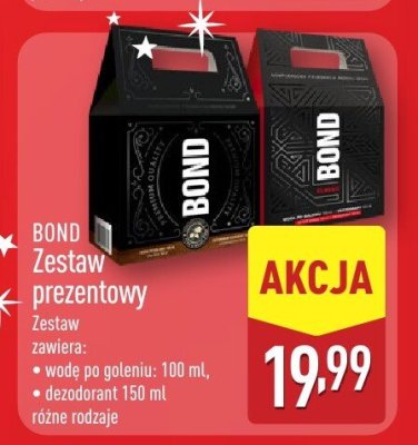 BOND zestaw prezentowy promocja w Aldi