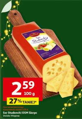 Ser Studencki OSM Sierpc promocja w Auchan