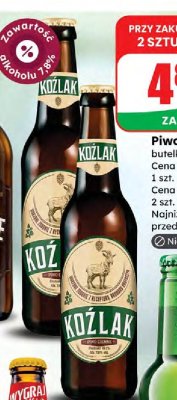 Piwo Koźlak Krotoszyński  promocja w Dino