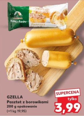 Pasztet z borowikami GZELLA 200 g promocja w Kaufland