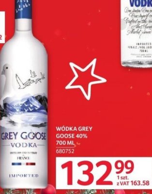 Wódka Grey Goose 40% 700 ml promocja w Selgros