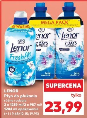 Płyn do płukania tkanin aromatherapy Tesco mw promocja w Kaufland