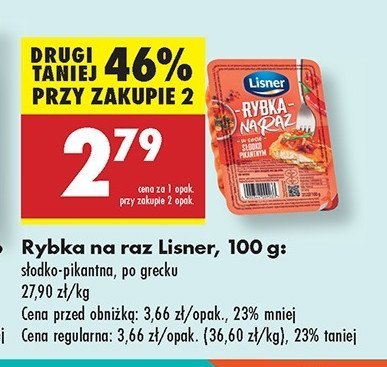 Rybka po grecku Lisner promocja